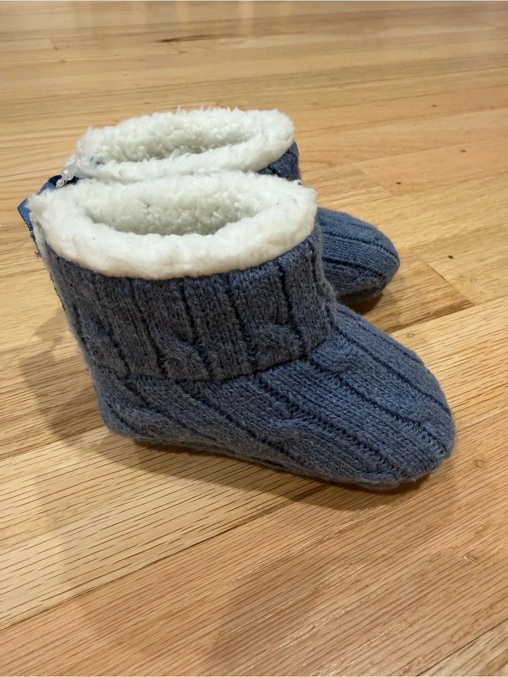 BabyGap Cozy Knit Baby Booties - Blue